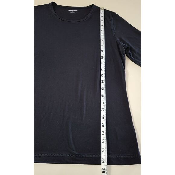 Lands End Women's Black Long Sleeve Top - Picture 5 of 10